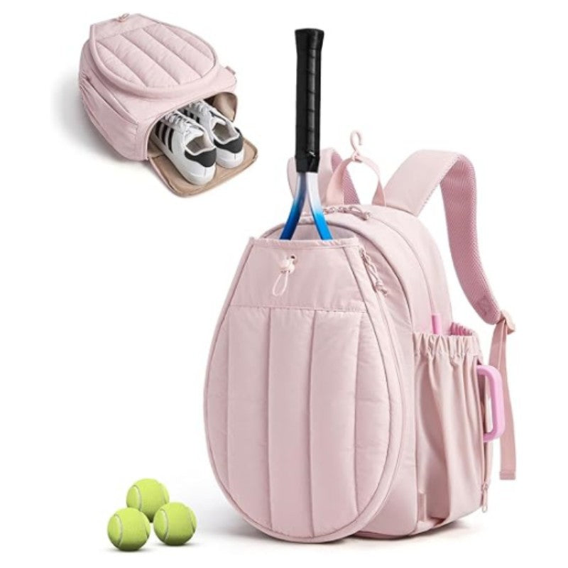 Court Backpack with Shoe Pocket – Pink