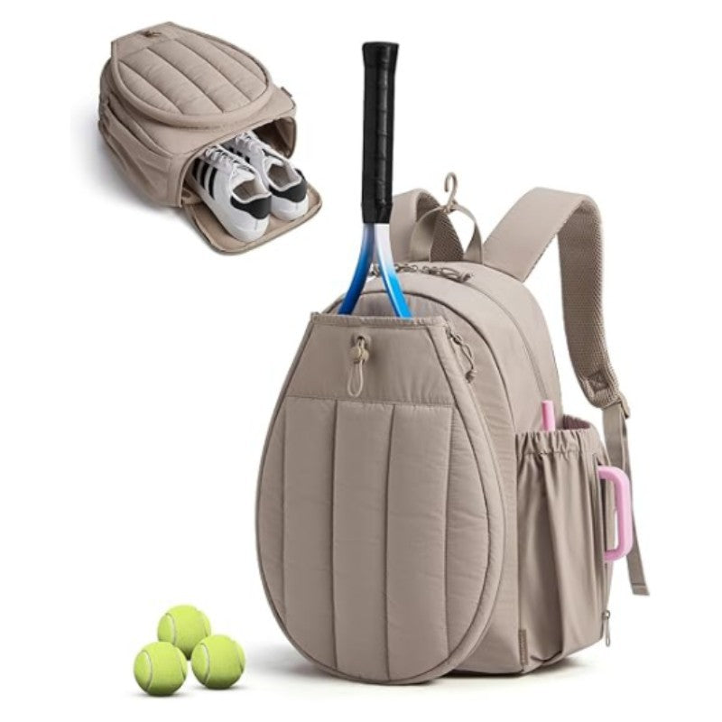 Court Backpack with Shoe Pocket – Camel