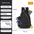 Everyday Pickleball Sling Backpack – Black