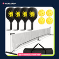Backyard Court Kit: 22 ft Net + 4 Paddles