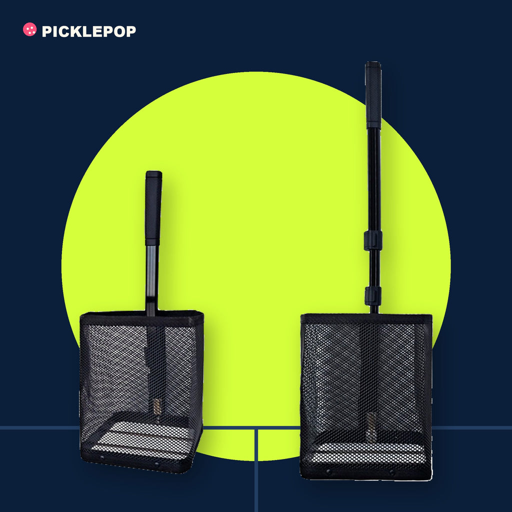 No-Bend Pickup Basket with Telescoping Handle
