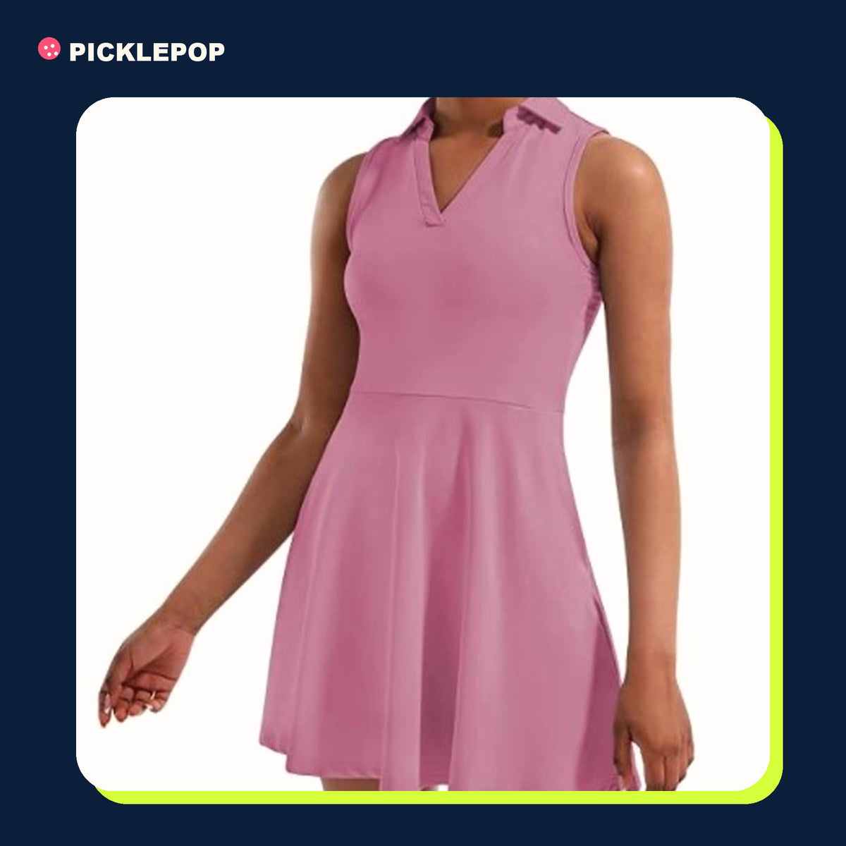 Polo Court Dress with Under-Shorts