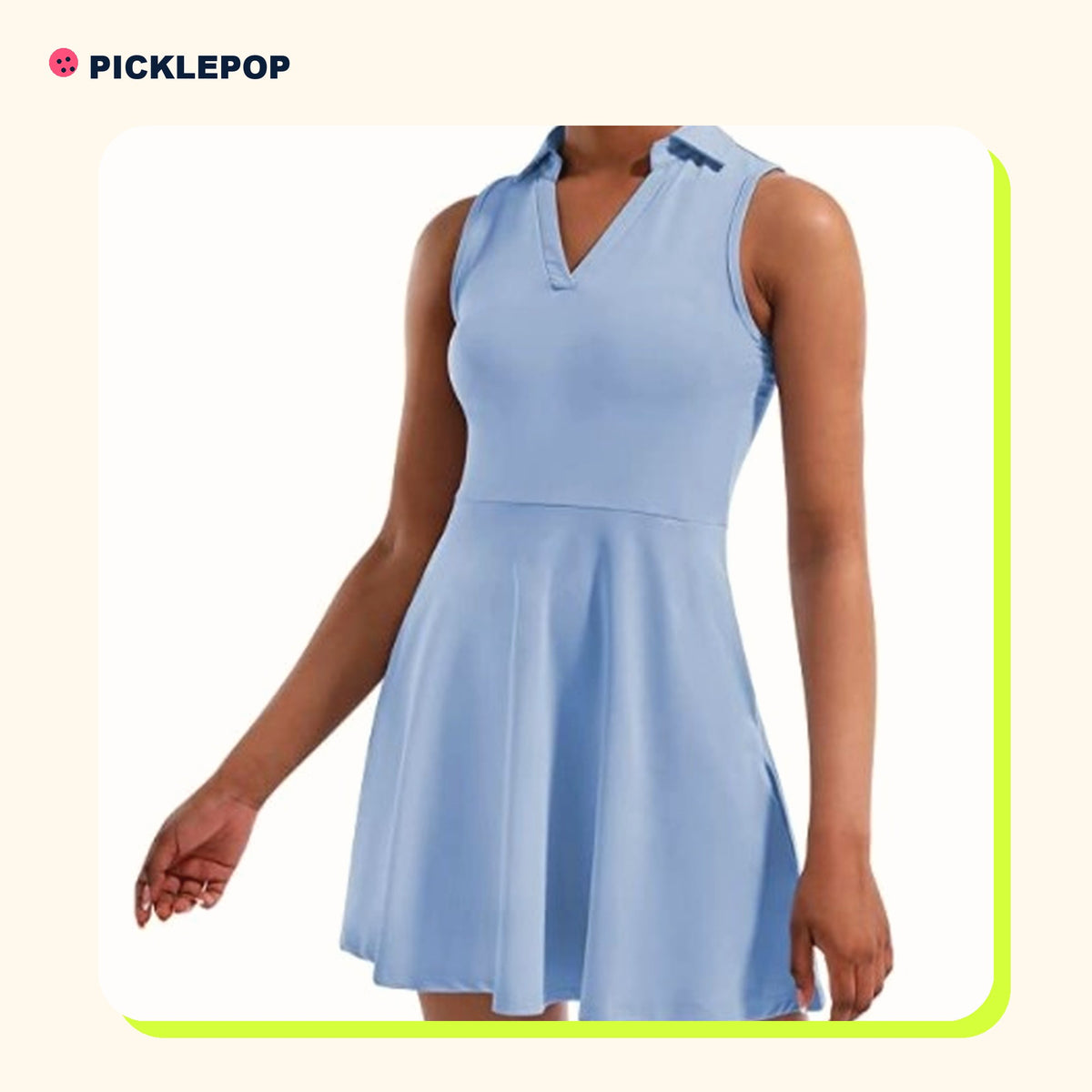 Polo Court Dress with Under-Shorts