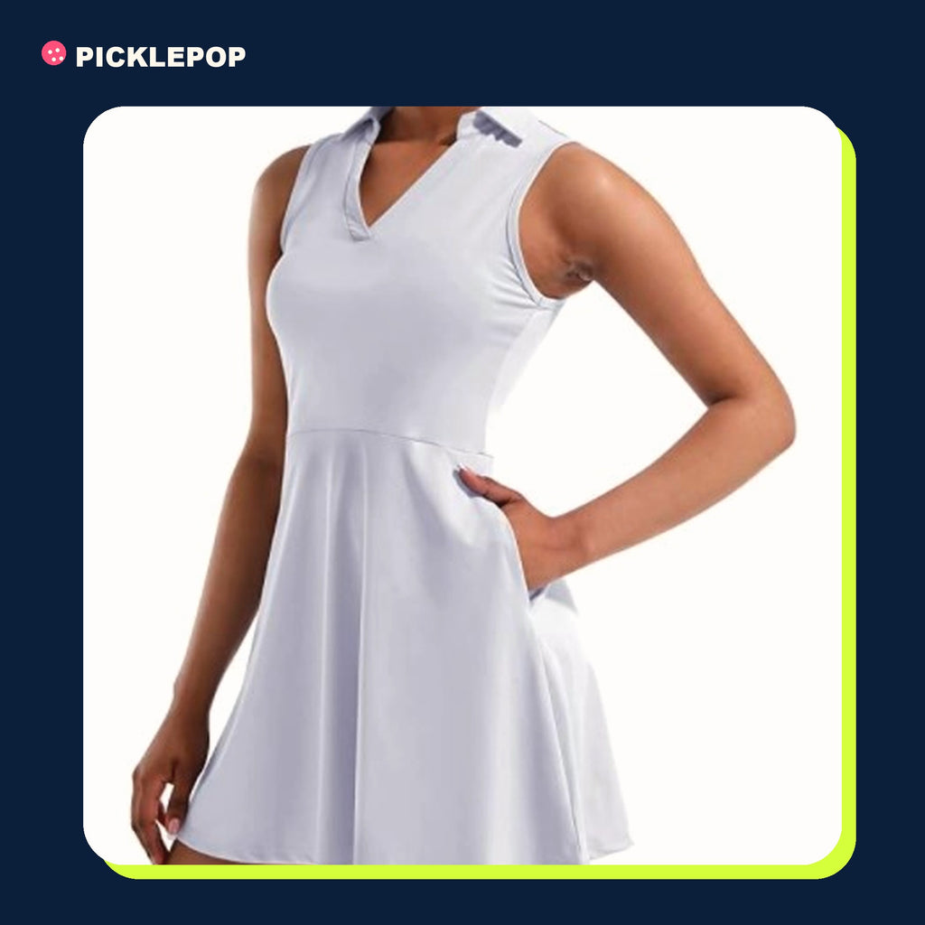 Polo Court Dress with Under-Shorts