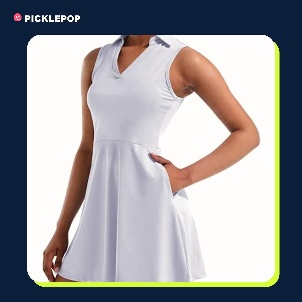 Polo Court Dress with Under-Shorts