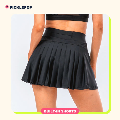 Pleated Court Skort with Pocket