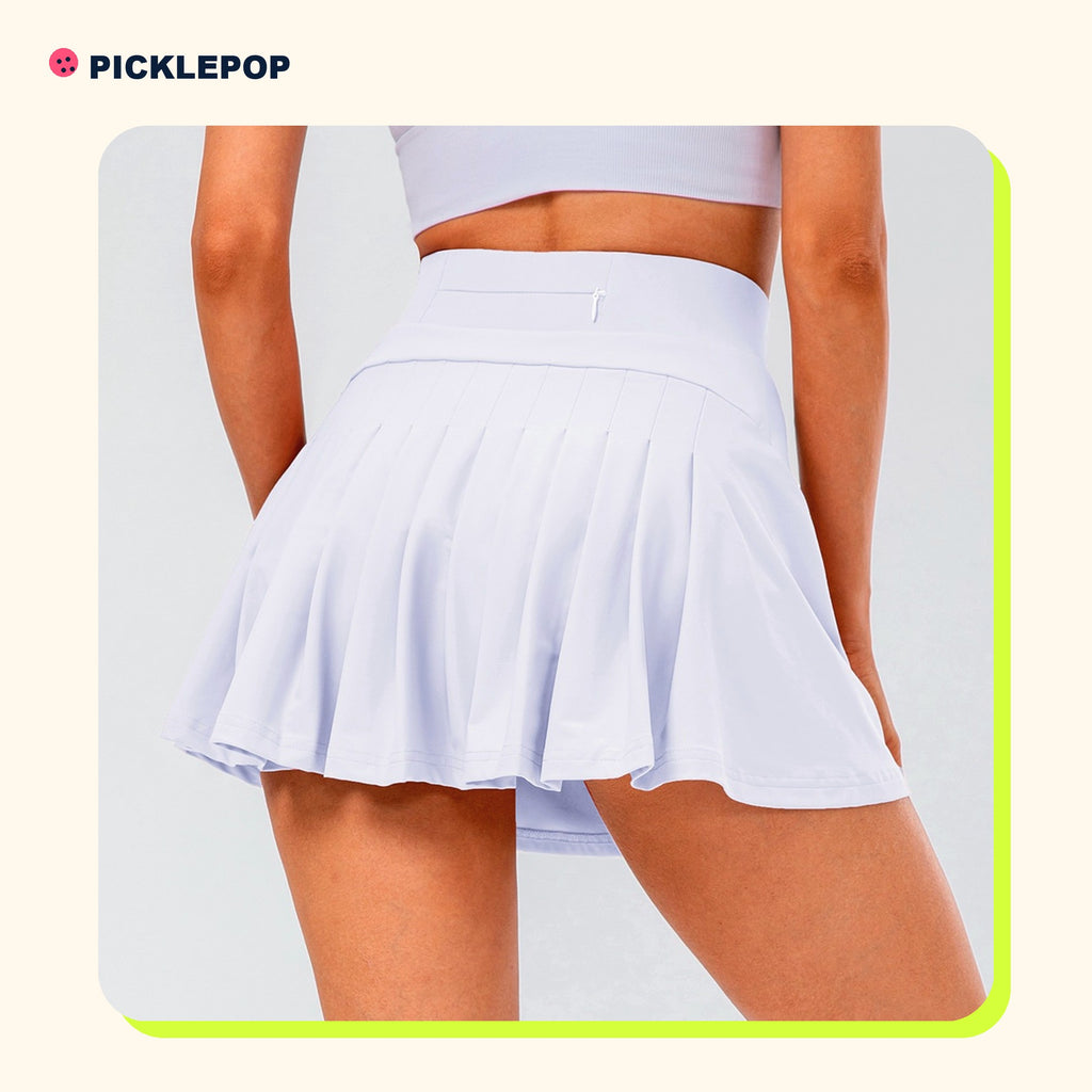 Pleated Court Skort with Pocket