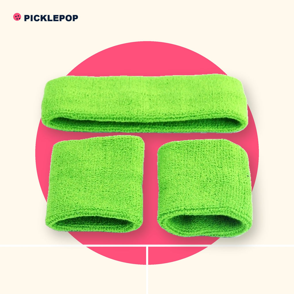 Sweatband Set (Headband + 2 Wristbands)