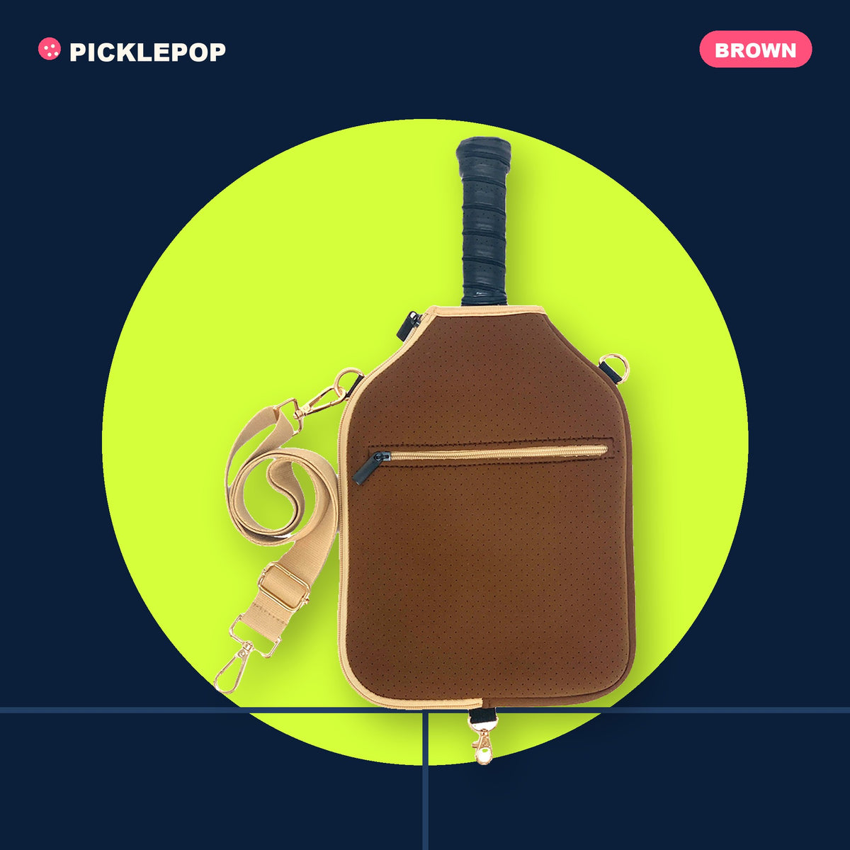 Pop Paddle Sling in Brown