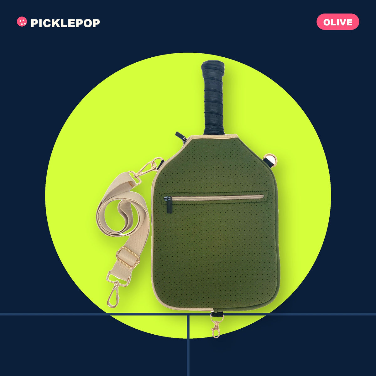 Pop Paddle Sling in Olive