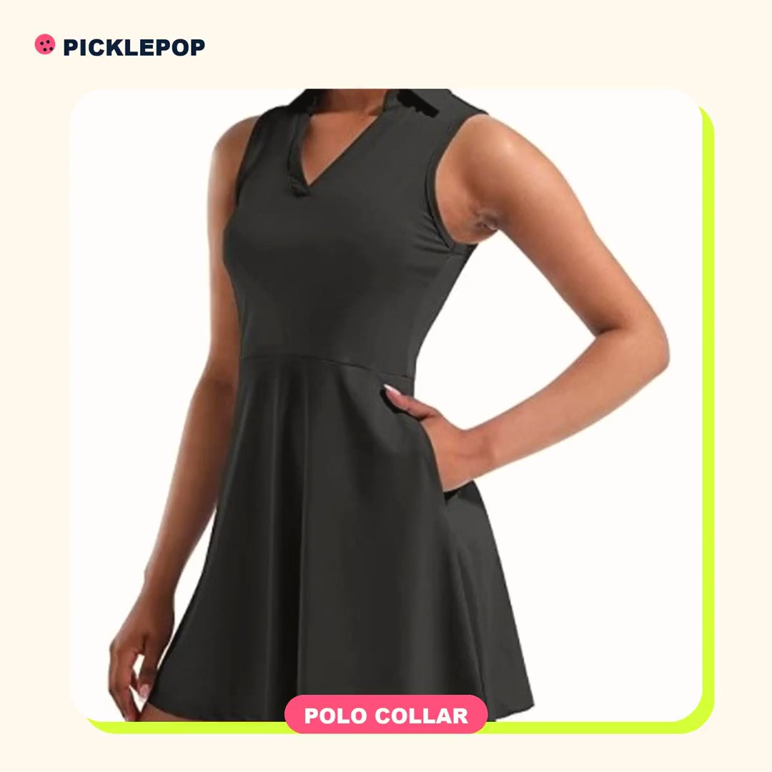Polo Court Dress with Under-Shorts video